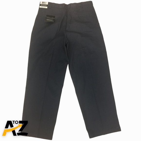 Architect Mens Dress Pants New Size 36x30 Charcoal Gray Pockets Zip Up Button Fl - Picture 2 of 15